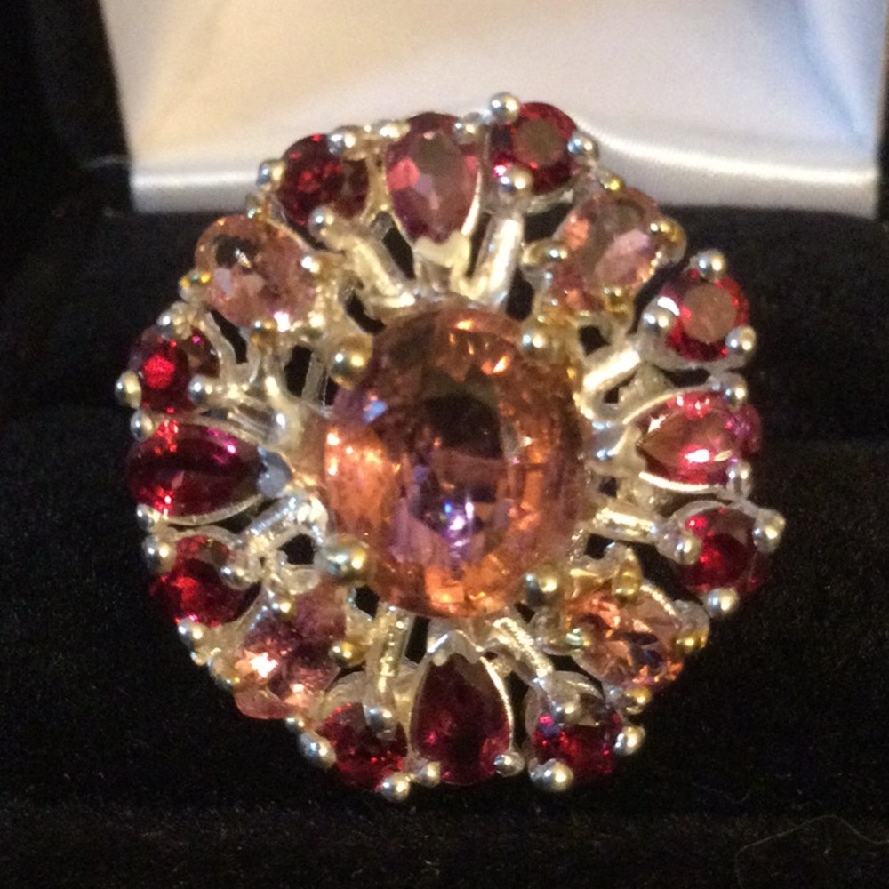 ⭐️RARE⭐️Genuine Pink Tourmaline Ring - Picture 2 of 12